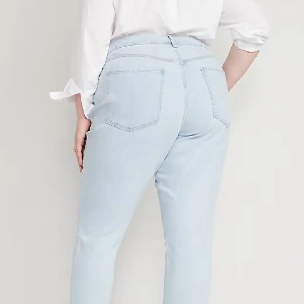 NWT Old Navy Curvy High-Waisted OG Straight Ankle Jeans - Picture 9 of 10